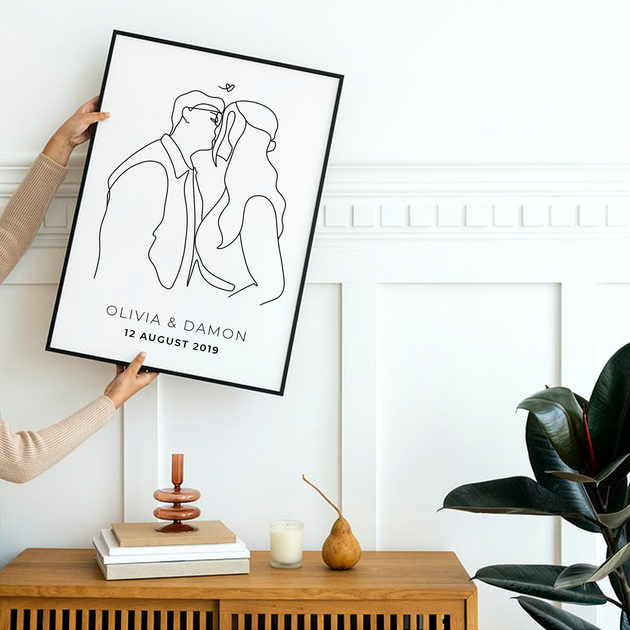 Date One Line Art Just Lyne