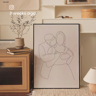 Custom One Line Digital - The Best Present for Valentine's - Just Lyne